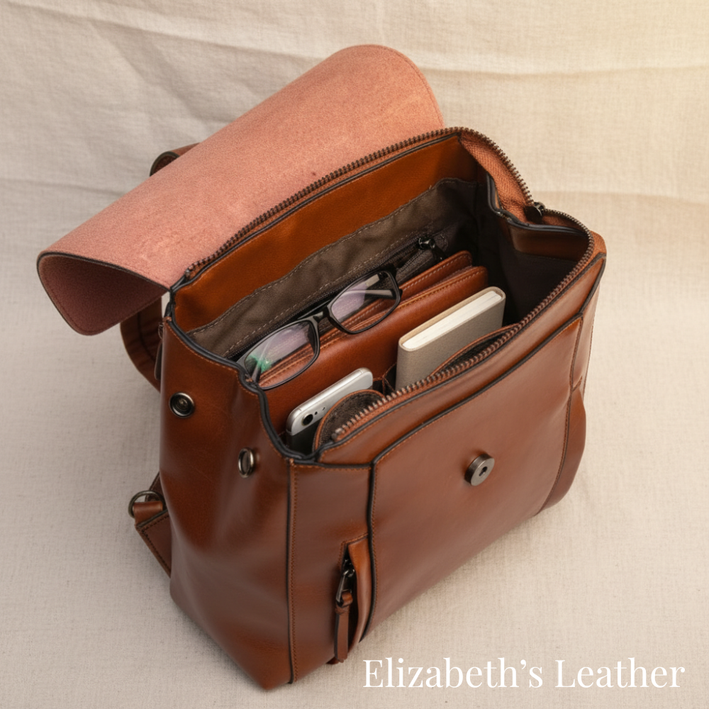 Theo Leather Rucksack