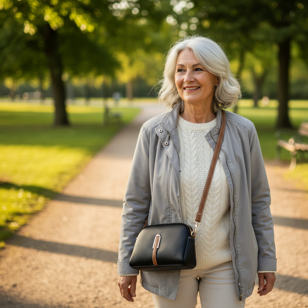 Mila Leather Shoulder Bag