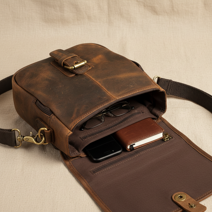 Nolan Leather Shoulder Bag