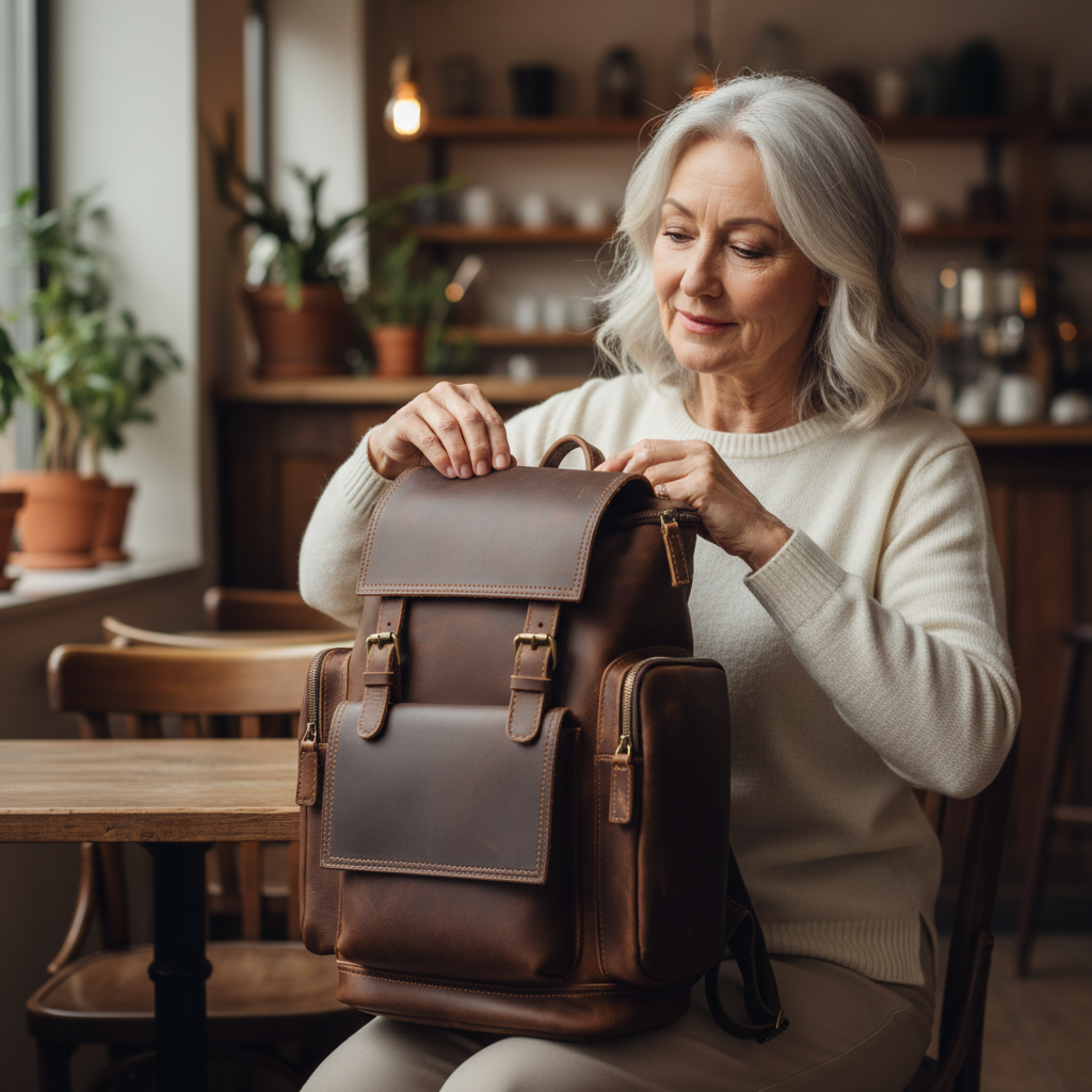 Ellison Leather Backpack