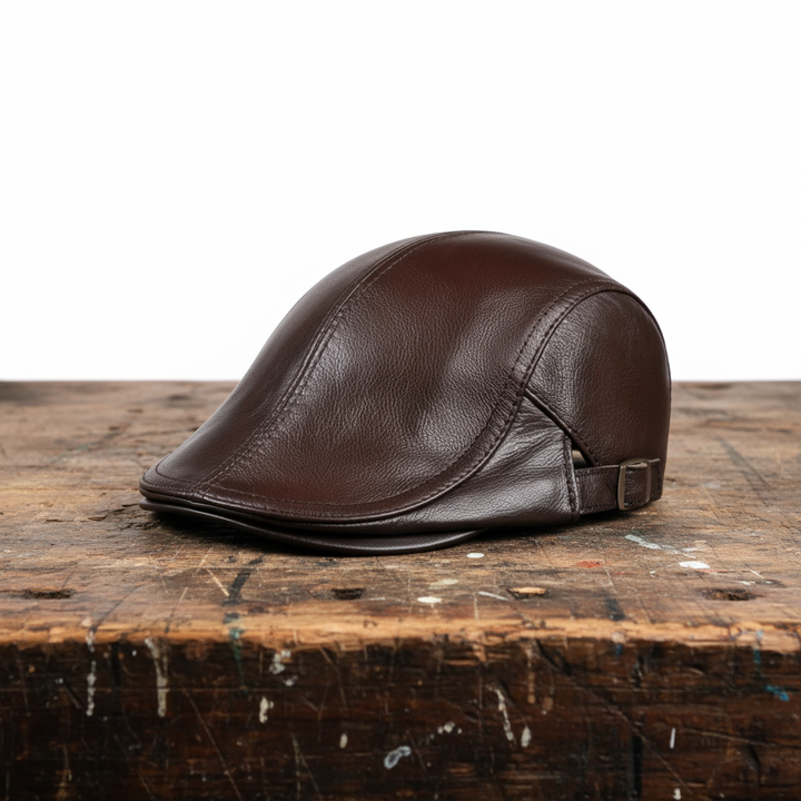 Theo Leather Cap