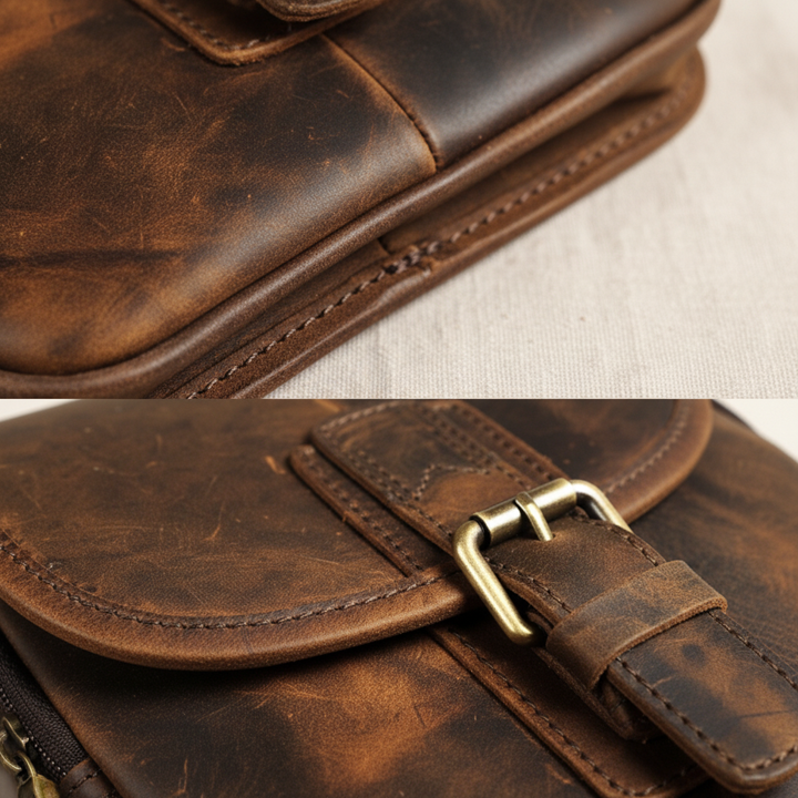 Nolan Leather Shoulder Bag