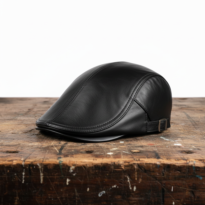Theo Leather Cap