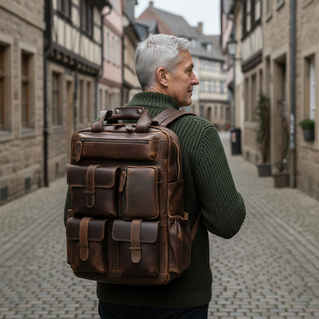 Ruben Leather Backpack