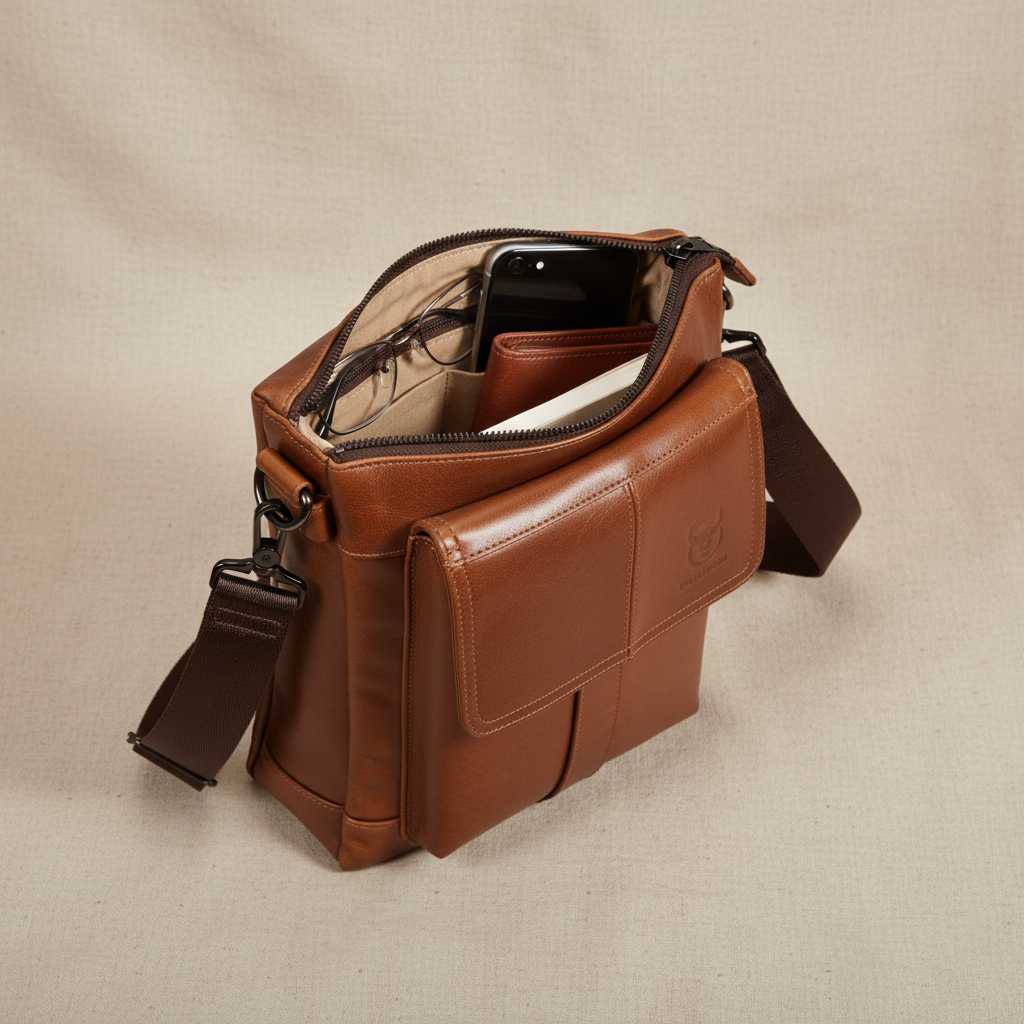 Colton Leather Shoulder Bag